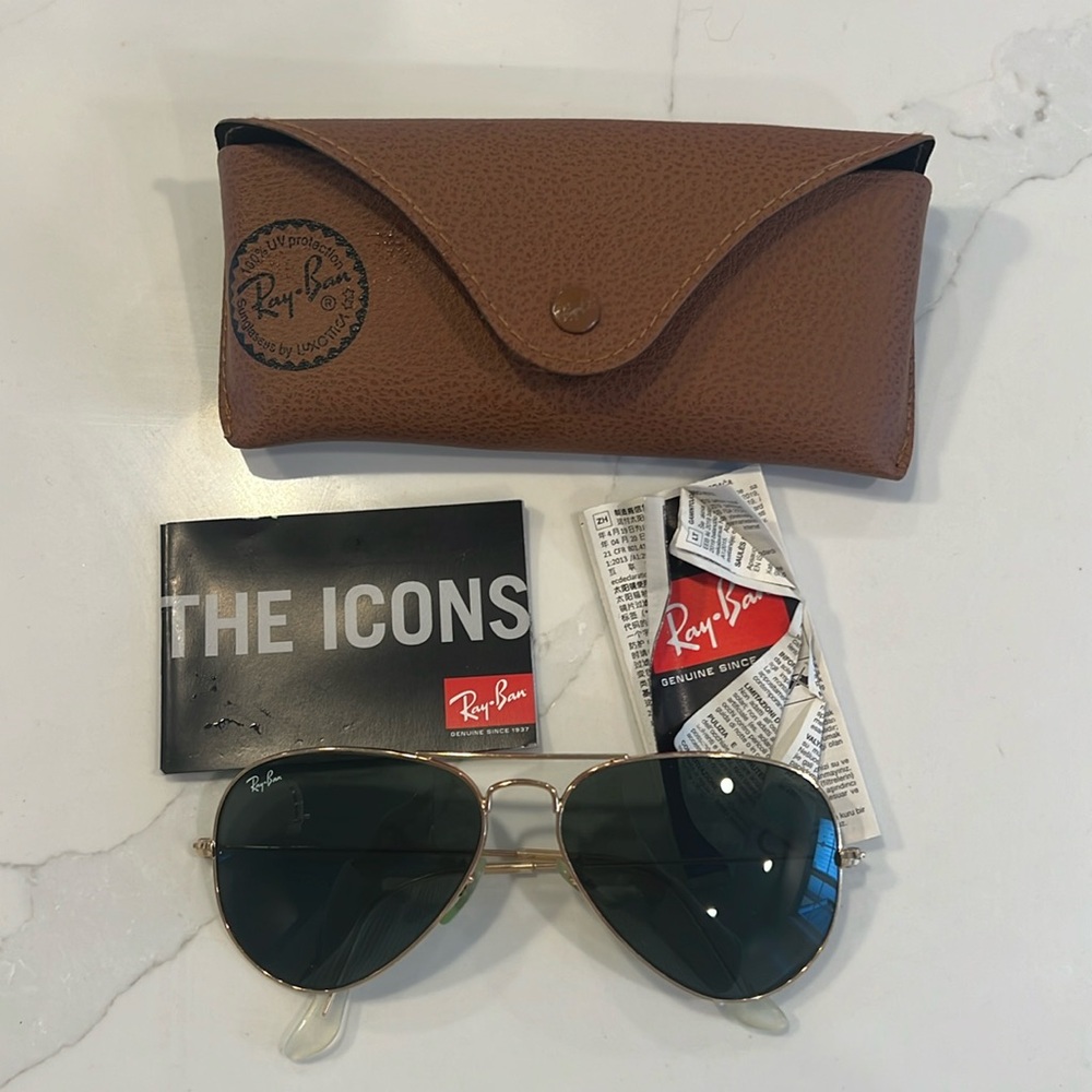 Authentic Ray Ban Aviator Classics